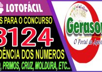 LOTOFACIL 3124 DICAS E ANALISE – CANAL GERASORTE