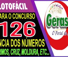 LOTOFACIL 3126 DICAS E ANALISE – ACUMULADA EM R$8.000.000,00