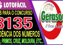 LOTOFACIL 3135 DICAS E ANALISE – CANAL GERASORTE