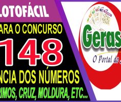 LOTOFACIL 3148 DICAS E ANALISE – CANAL GERASORTE