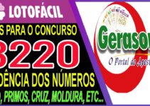 LOTOFACIL 3220 DICAS E ANALISE – CANAL GERASORTE