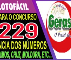 LOTOFACIL 3229 DICAS E ANALISE – CANAL GERASORTE