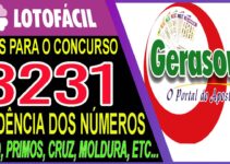 LOTOFACIL 3231 DICAS E ANALISE – CANAL GERASORTE