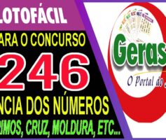 LOTOFACIL 3246 DICAS E ANALISE – CANAL GERASORTE