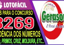 LOTOFACIL 3269 DICAS E ANALISE – CANAL GERASORTE