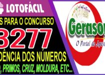 LOTOFACIL 3277 DICAS E ANALISE – CANAL GERASORTE