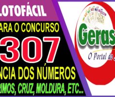 LOTOFACIL 3307 DICAS E ANALISE – CANAL GERASORTE