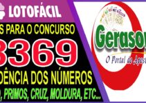 LOTOFACIL 3369 DICAS E ANALISE – CANAL GERASORTE