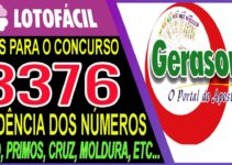 LOTOFACIL 3376 DICAS E ANALISE – CANAL GERASORTE