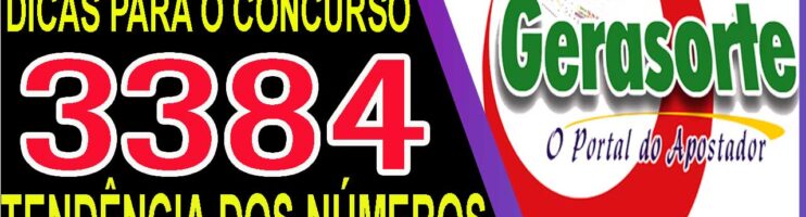 LOTOFACIL 3384 DICAS E ANALISE – CANAL GERASORTE