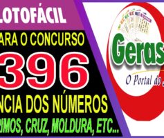 LOTOFACIL 3396 DICAS E ANALISE – CANAL GERASORTE