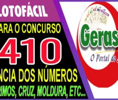 LOTOFACIL 3410 DICAS E ANALISE – CANAL GERASORTE