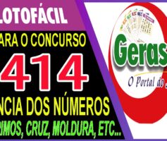 LOTOFACIL 3414 DICAS E ANALISE – CANAL GERASORTE