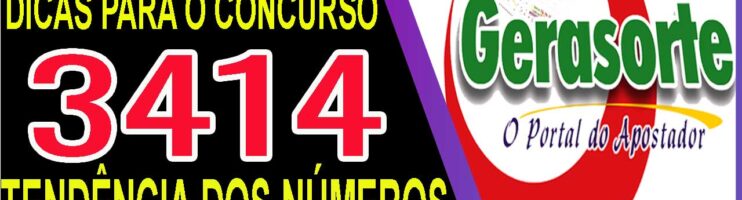 LOTOFACIL 3414 DICAS E ANALISE – CANAL GERASORTE