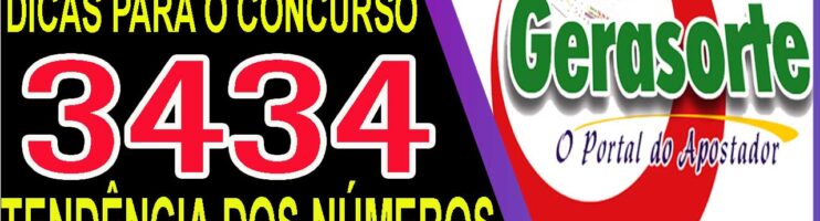 LOTOFACIL 3434 DICAS E ANALISE – CANAL GERASORTE