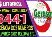 LOTOFACIL 3441 DICAS E ANALISE – CANAL GERASORTE