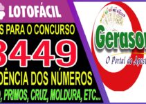 LOTOFACIL 3449 DICAS E ANALISE – CANAL GERASORTE