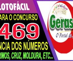 LOTOFACIL 3469 DICAS E ANALISE – CANAL GERASORTE