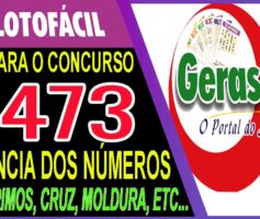 LOTOFACIL 3473 DICAS E ANALISE – CANAL GERASORTE