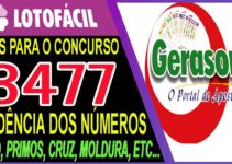 LOTOFACIL 3477 DICAS E ANALISE – CANAL GERASORTE