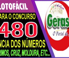 LOTOFACIL 3480 DICAS E ANALISE – CANAL GERASORTE