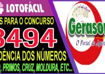 LOTOFACIL 3494 DICAS E ANALISE – CANAL GERASORTE