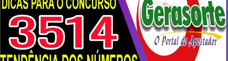 LOTOFACIL 3514 DICAS E ANALISE – CANAL GERASORTE