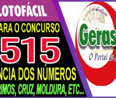 LOTOFACIL 3515 DICAS E ANALISE – CANAL GERASORTE