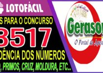 LOTOFACIL 3517 DICAS E ANALISE – CANAL GERASORTE