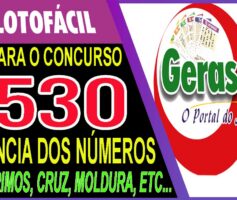 LOTOFACIL 3530 DICAS E ANALISE – CANAL GERASORTE