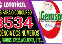 LOTOFACIL 3534 DICAS E ANALISE – CANAL GERASORTE
