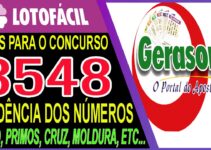 LOTOFACIL 3548 DICAS E ANALISE – CANAL GERASORTE