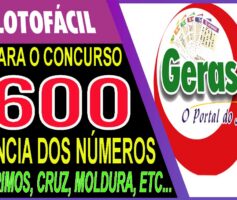 LOTOFACIL 3600 DICAS E ANALISE – CANAL GERASORTE