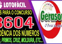LOTOFACIL 3604 DICAS E ANALISE – CANAL GERASORTE
