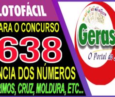LOTOFACIL 3638 DICAS E ANALISE – CANAL GERASORTE