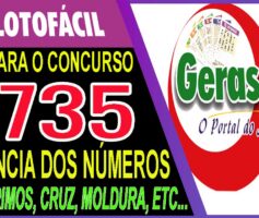 LOTOFACIL 3735 DICAS E ANALISE – CANAL GERASORTE