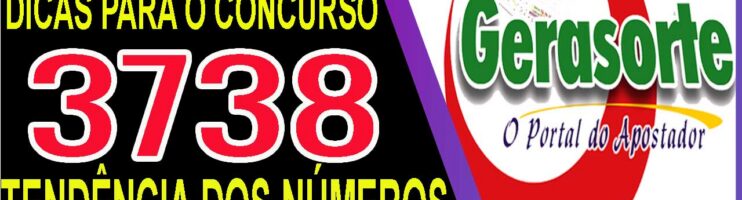 LOTOFACIL 3738 DICAS E ANALISE – CANAL GERASORTE